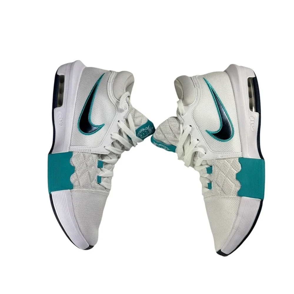 Nike LeBron Witness VIII 8 White Obsidian Dusty Cactus HQ2139-101 Mens 10 NIB